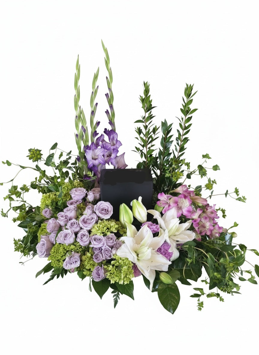 Lavender Garden Urn Spray