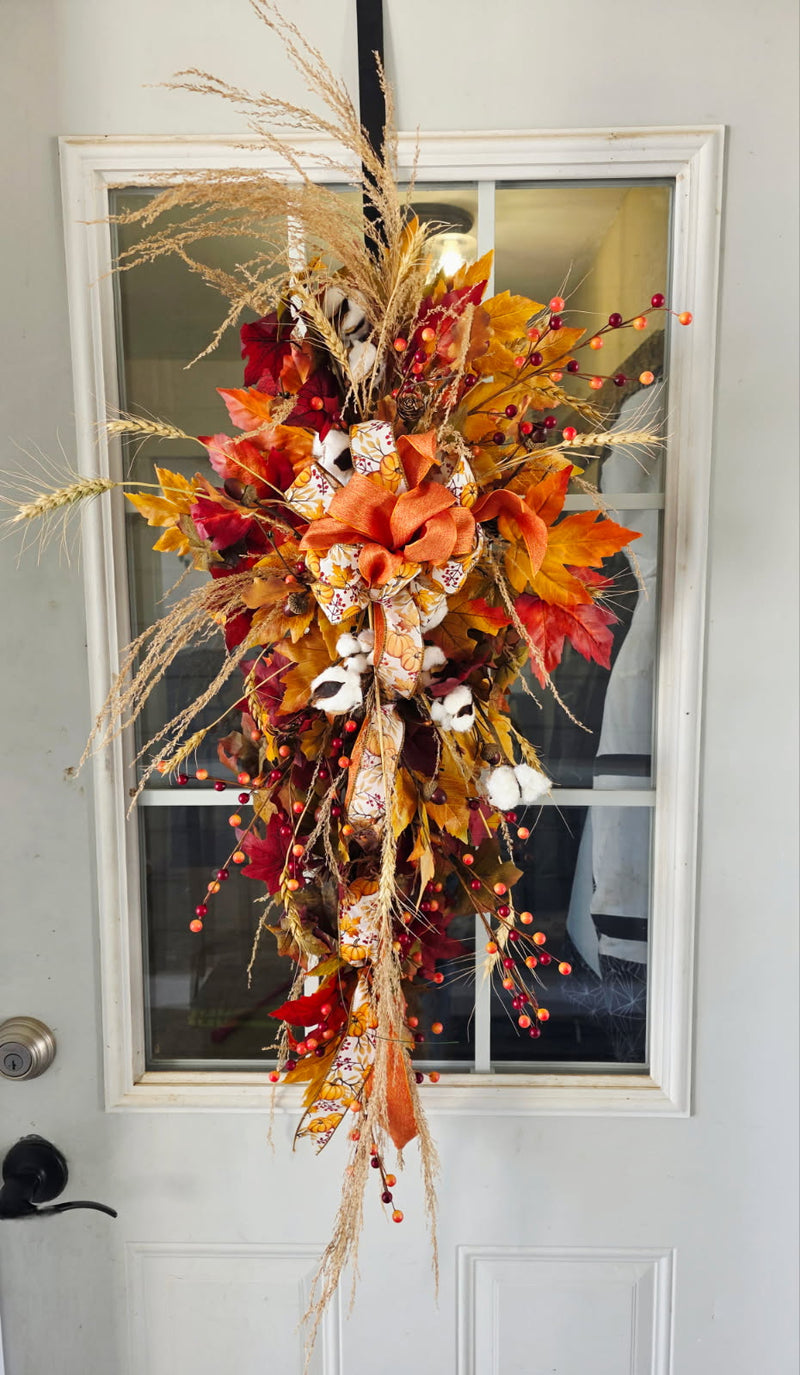 Fall Door Swag