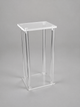 Clear Acrylic Pedestal Stand