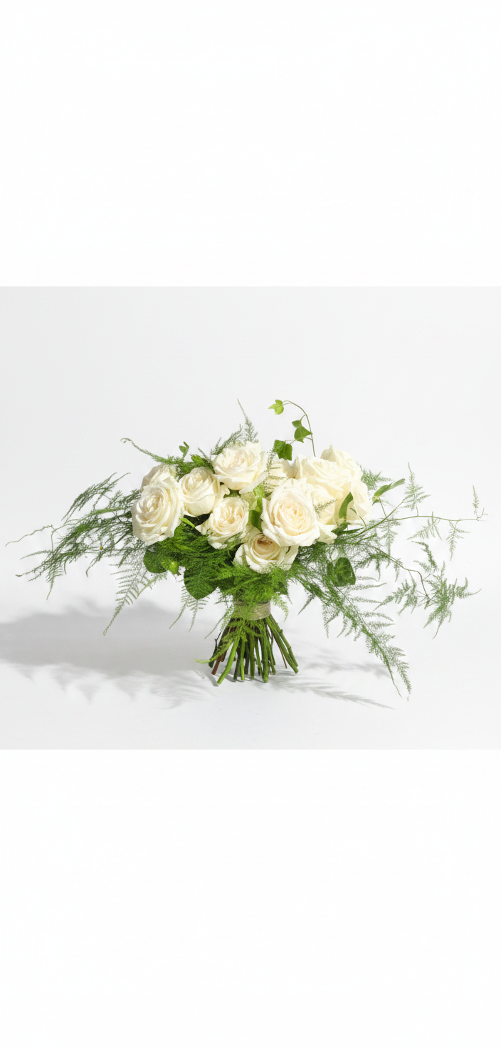 Classic White Bridal Bouquet